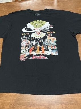 Green Day Dookie Graphic Short Sleeve Tee - Black